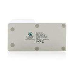 Vue Chargeur 10W avec porte-stylo en ABS recyclé RCS Ontario de couleur blanc| Krokrodeal
