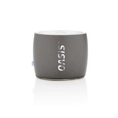 Vue Enceinte compacte 3W Swiss Peak de couleur gris| Krokrodeal