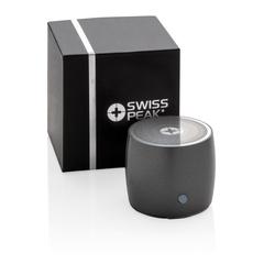 Vue Enceinte compacte 3W Swiss Peak de couleur gris| Krokrodeal