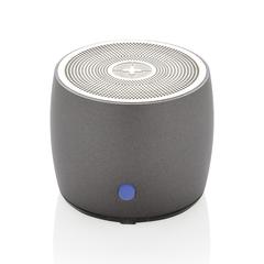 Vue Enceinte compacte 3W Swiss Peak de couleur gris| Krokrodeal