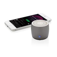 Vue Enceinte compacte 3W Swiss Peak de couleur gris| Krokrodeal