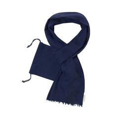 Vue Foulard Betty de couleur bleu| Krokrodeal