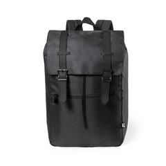 Vue Sac à Dos Budley de couleur noir| Krokrodeal
