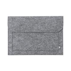 Vue Housse pour Ordinateur Portable Novac de couleur gris| Krokrodeal