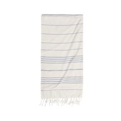 Vue Paréo Serviette Prik de couleur bleu| Krokrodeal