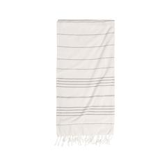 Vue Paréo Serviette Prik de couleur gris| Krokrodeal