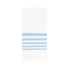 Vue Paréo Serviette Sally de couleur bleu| Krokrodeal