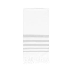 Vue Paréo Serviette Sally de couleur gris| Krokrodeal