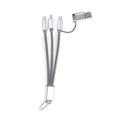 Vue Câble de Charge Frecles de couleur gris| Krokrodeal
