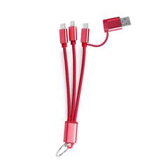 Vue Câble de Charge Frecles de couleur rouge| Krokrodeal