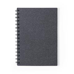 Vue Cahier Idina de couleur noir| Krokrodeal
