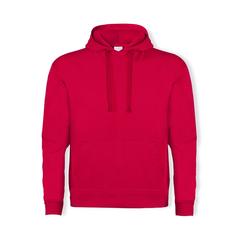 Vue Sweat-Shirt à Capuche Adulte Harnix de couleur rouge| Krokrodeal