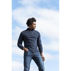 Vue Veste Mesiox de couleur bleu| Krokrodeal