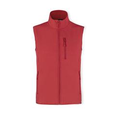 Vue Gilet Jandro de couleur rouge| Krokrodeal