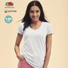 Vue générale T-Shirt Femme Blanc Iconic V-Neck | Krokrodeal
