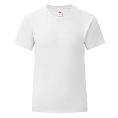 Vue T-Shirt Enfant Blanc Iconic de couleur blanc| Krokrodeal