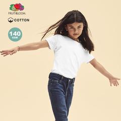 Vue générale T-Shirt Enfant Blanc Iconic | Krokrodeal