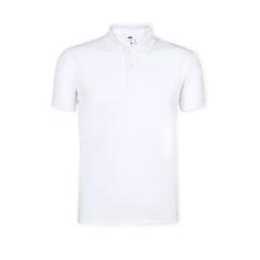 Vue générale Polo Adulte Blanc Original | Krokrodeal