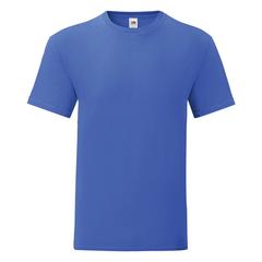 Vue T-Shirt Adulte Couleur Iconic de couleur bleu| Krokrodeal
