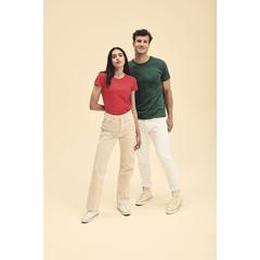 Vue T-Shirt Adulte Couleur Iconic de couleur bleu| Krokrodeal