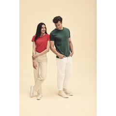 Vue T-Shirt Adulte Couleur Iconic de couleur bleu| Krokrodeal
