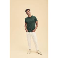 Vue T-Shirt Adulte Couleur Iconic de couleur bleu| Krokrodeal