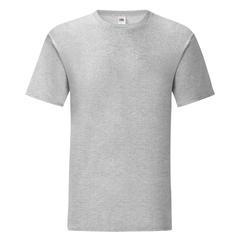 Vue T-Shirt Adulte Couleur Iconic de couleur gris| Krokrodeal