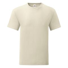 Vue T-Shirt Adulte Couleur Iconic de couleur beige| Krokrodeal
