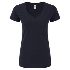 Vue T-Shirt Femme Couleur Iconic V-Neck de couleur bleu| Krokrodeal