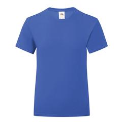 Vue T-Shirt Enfant Couleur Iconic de couleur bleu| Krokrodeal