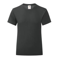 Vue T-Shirt Enfant Couleur Iconic de couleur noir| Krokrodeal