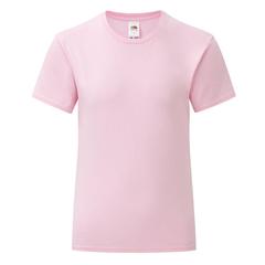 Vue T-Shirt Enfant Couleur Iconic de couleur rose| Krokrodeal