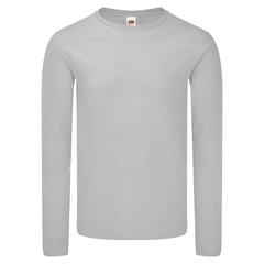 Vue T-Shirt Adulte Couleur Iconic Long Sleeve T de couleur gris| Krokrodeal