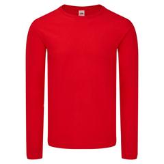 Vue T-Shirt Adulte Couleur Iconic Long Sleeve T de couleur rouge| Krokrodeal