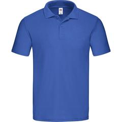 Vue Polo Adulte Couleur Original de couleur bleu| Krokrodeal