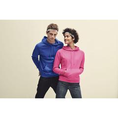 Vue Sweat-Shirt Adulte Lightweight Hooded S de couleur blanc| Krokrodeal