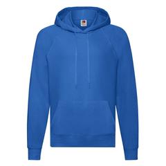 Vue Sweat-Shirt Adulte Lightweight Hooded S de couleur bleu| Krokrodeal