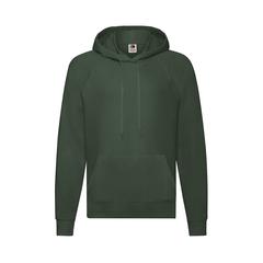 Vue Sweat-Shirt Adulte Lightweight Hooded S de couleur vert| Krokrodeal