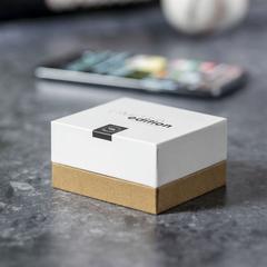 Vue Écouteurs Zoe de couleur blanc| Krokrodeal