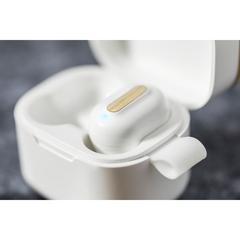 Vue Écouteurs Zoe de couleur blanc| Krokrodeal