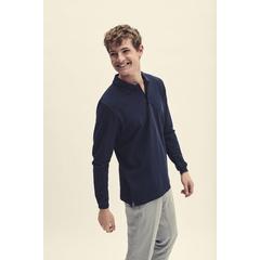 Vue générale Polo Adulte Premium Long Sleeve | Krokrodeal
