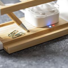 Vue Chargeur Organiseur Lonclow de couleur blanc| Krokrodeal