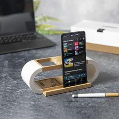 Vue Chargeur Organiseur Lonclow de couleur blanc| Krokrodeal