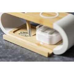 Vue Chargeur Organiseur Lonclow de couleur blanc| Krokrodeal