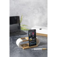 Vue Chargeur Organiseur Lonclow de couleur blanc| Krokrodeal