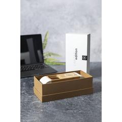 Vue Chargeur Organiseur Lonclow de couleur blanc| Krokrodeal