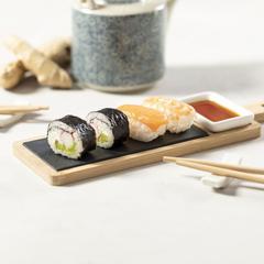 Vue Set Sushi Gunkan de couleur -| Krokrodeal