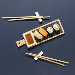 Vue Set Sushi Gunkan de couleur -| Krokrodeal