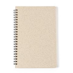 Vue Cahier Roshan de couleur beige| Krokrodeal