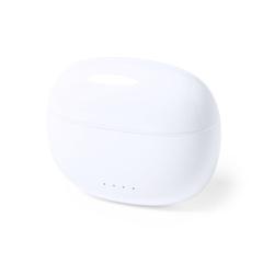 Vue Écouteurs Mainky de couleur blanc| Krokrodeal